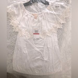 Michael Kors white Top with lace